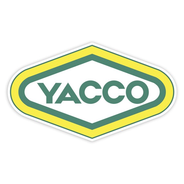 Pegatinas: Yacco Clásico Amarillo