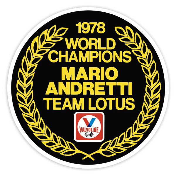 Pegatinas: Valvoline Andretti Lotus 1978