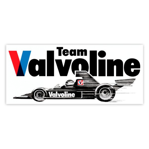 Pegatinas: Valvoline Team Racing