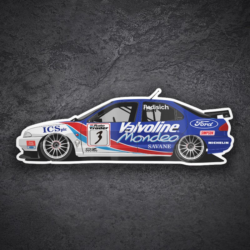Pegatinas: Ford Mondeo Valvoline Rallye