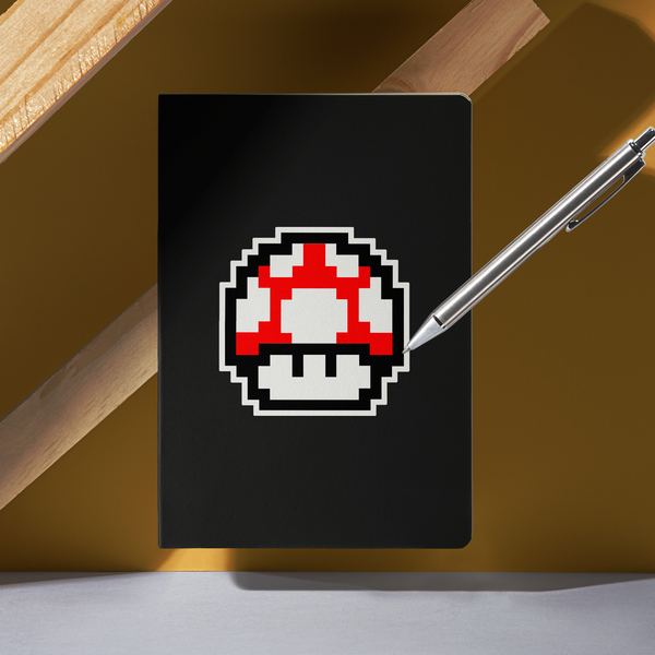 Pegatinas: Mario Bros Seta Pixel Rojo