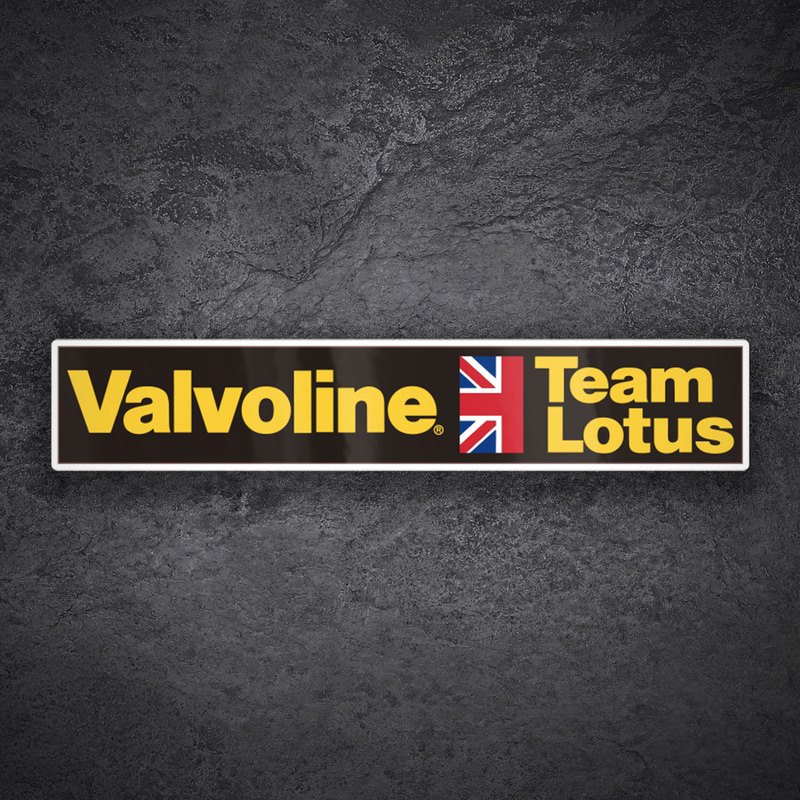 Pegatinas: Valvoline Team Lotus