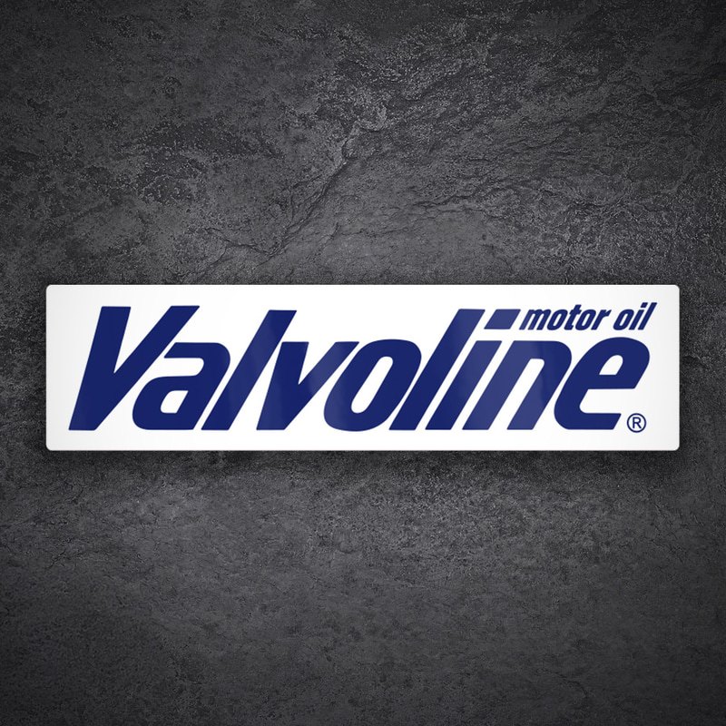 Pegatinas: Valvoline Motor Oil Azul
