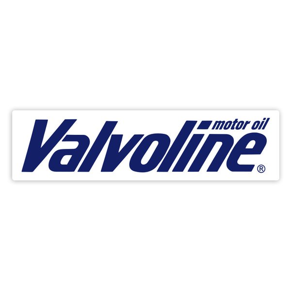 Pegatinas: Valvoline Motor Oil Azul