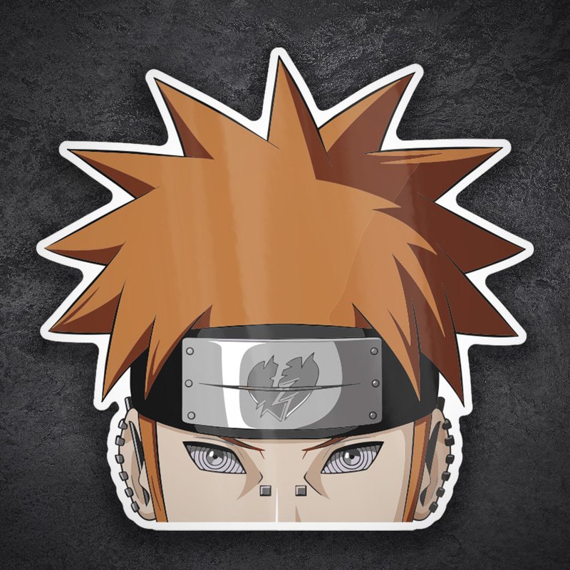 Pegatinas: Naruto Pain Rostro Akatsuki