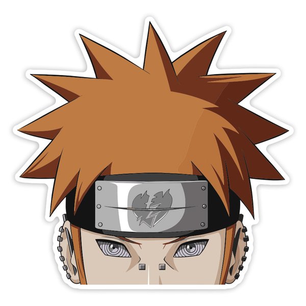 Pegatinas: Naruto Pain Rostro Akatsuki