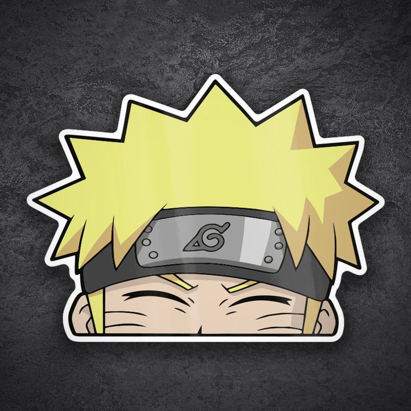 Pegatinas: Naruto Cabeza Konoha