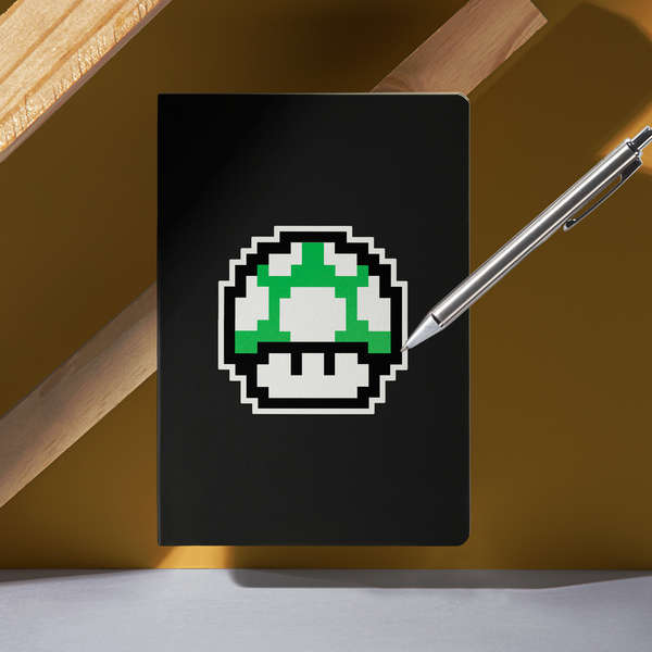 Pegatinas: Mario Bros Seta Pixel Verde