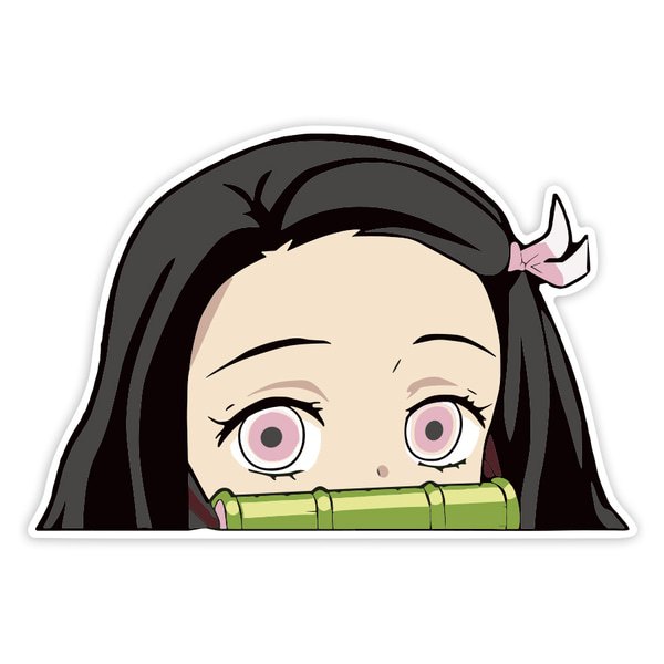 Pegatinas: Demon Slayer Nezuko Bambú