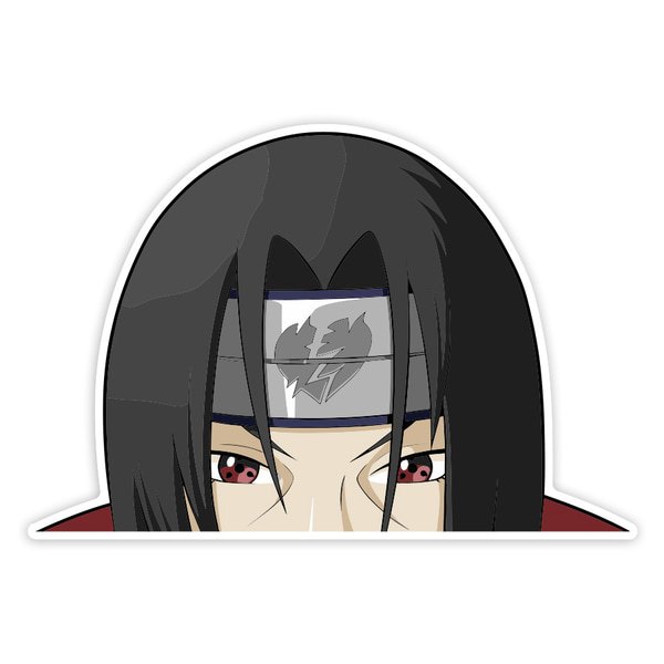 Pegatinas: Naruto Itachi Akatsuki
