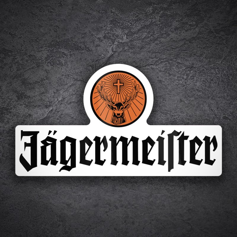Pegatinas: Jägermeister Logo Ciervo 2