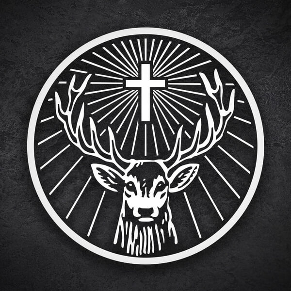 Pegatinas: Jägermeister Ciervo Corte