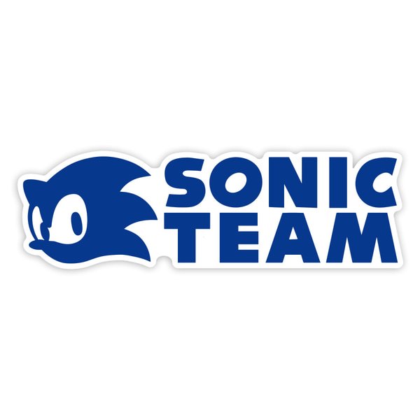 Pegatinas: Logo Sonic Team Azul