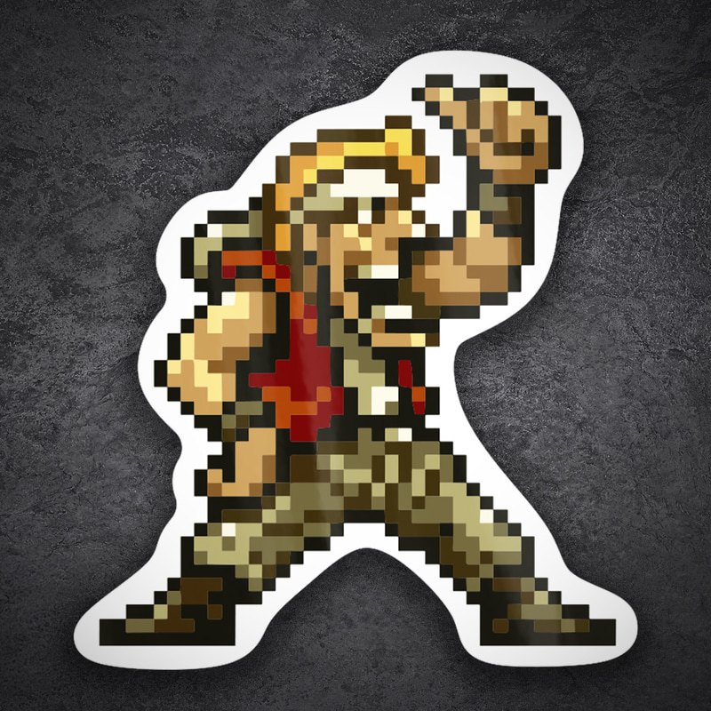 Pegatinas: Marco Rossi Metal Slug Pixel