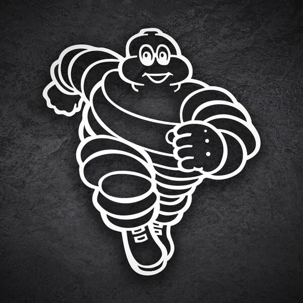 Pegatinas: Michelin Bibendum Corredor