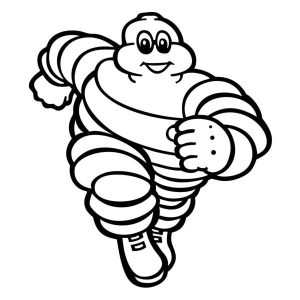 Pegatinas: Michelin Bibendum Corredor