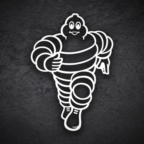 Pegatinas: Michelin Bibendum Marcha