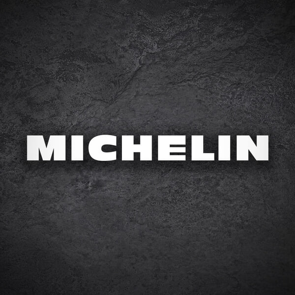 Pegatinas: Michelin Letras Horizontal