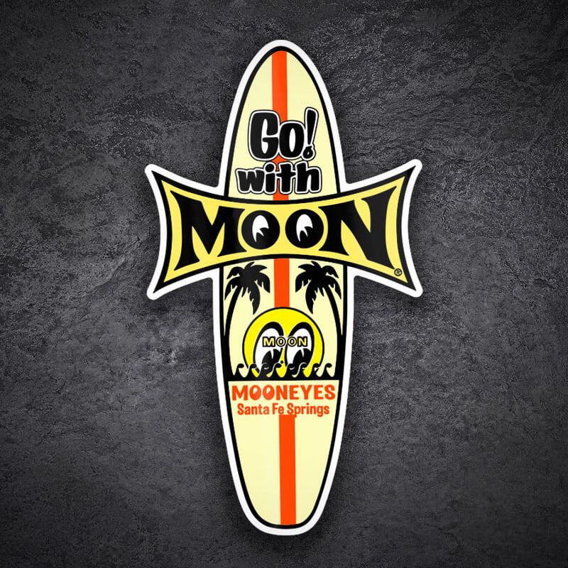 Pegatinas: Go with Moon Mooneyes Santa Fe