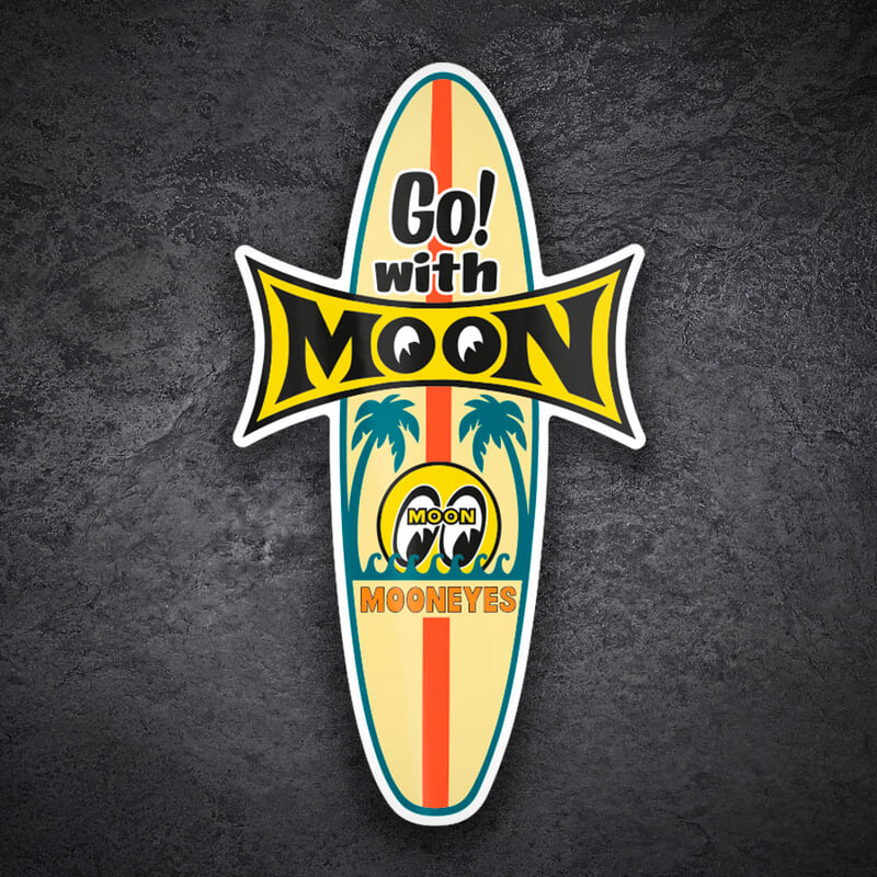 Pegatinas: Go with Moon Mooneyes