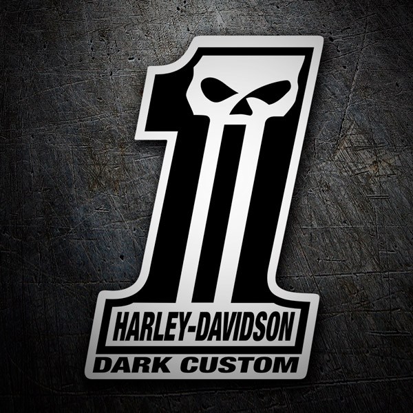Pegatinas: Harley Davidson #1 Dark Custom
