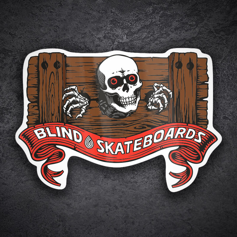 Pegatinas: Blind Skateboards Calavera