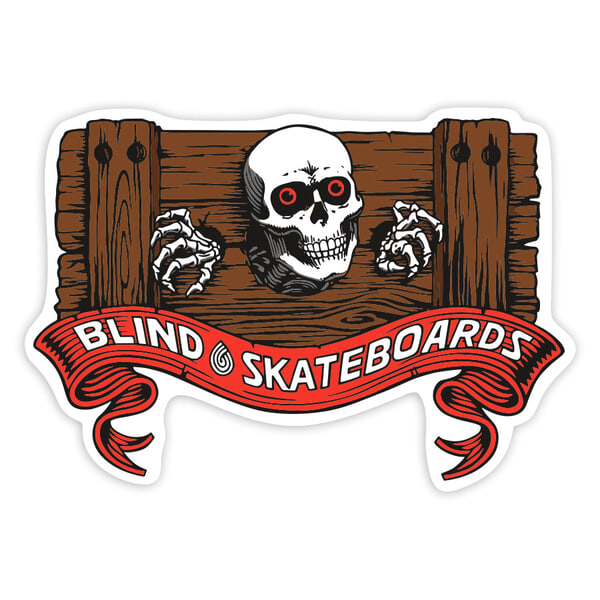 Pegatinas: Blind Skateboards Calavera