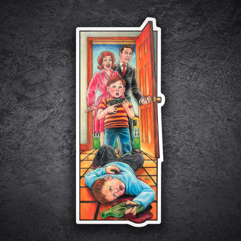 Pegatinas: Blind Accidental Gun Death