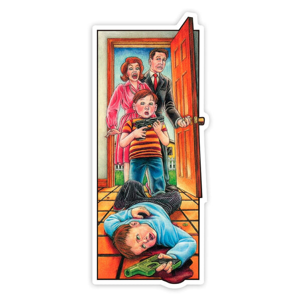 Pegatinas: Blind Accidental Gun Death