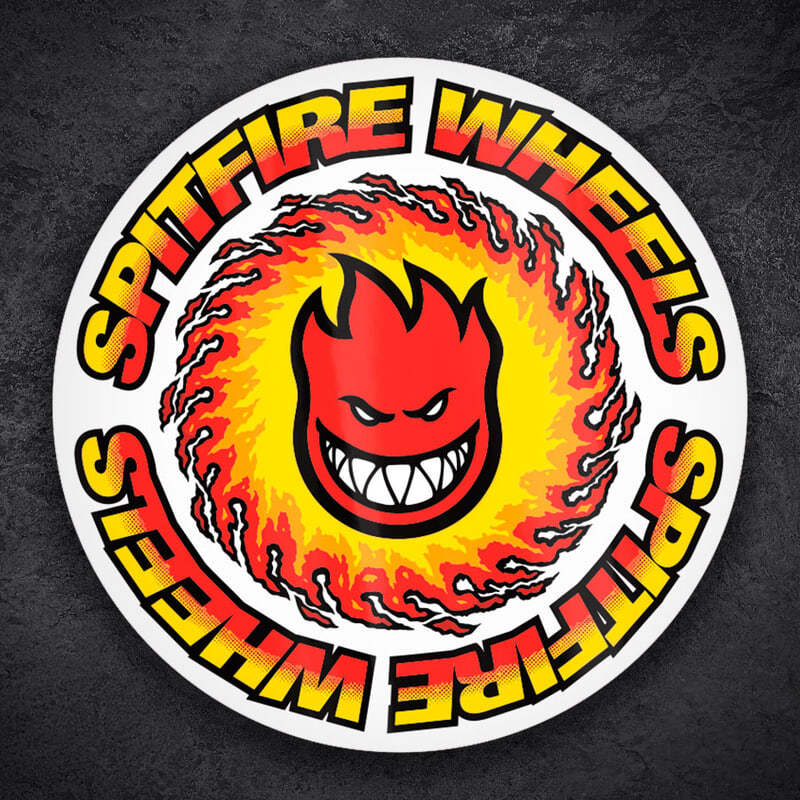 Pegatinas: Spitfire Wheels Fuego