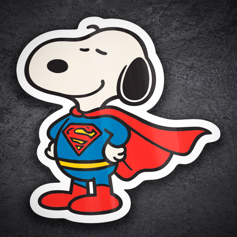 Pegatinas: Snoopy Superman