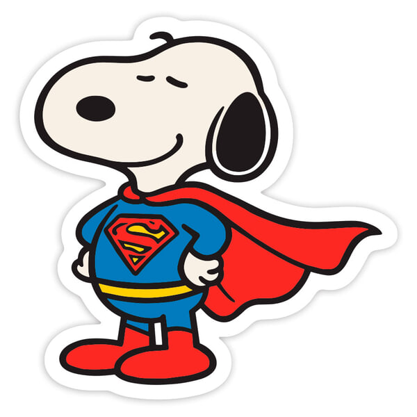 Pegatinas: Snoopy Superman