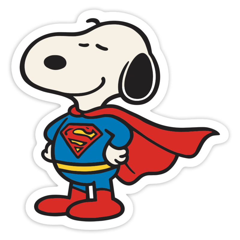 Pegatinas: Snoopy Superman