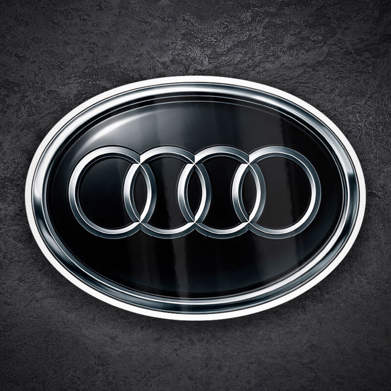 Pegatinas: Logo Audi Clásico