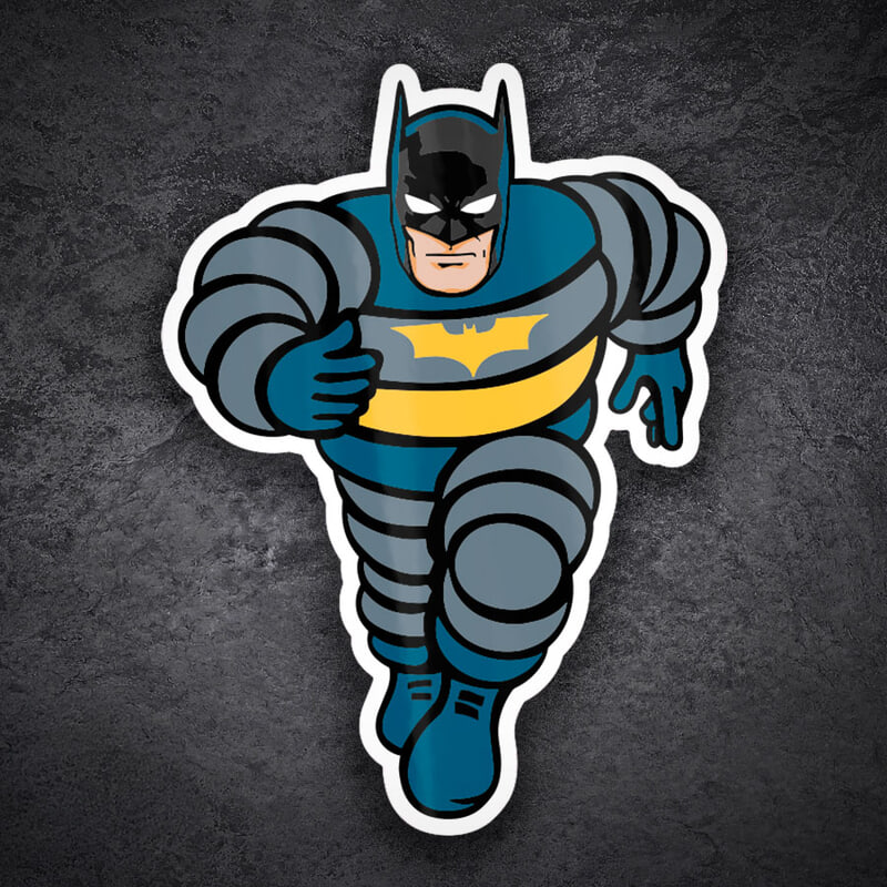 Pegatinas: Batman Bibendum Michelin