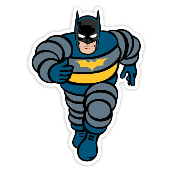 Pegatinas: Batman Bibendum Michelin