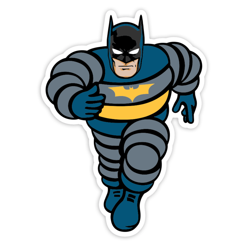 Pegatinas: Batman Bibendum Michelin