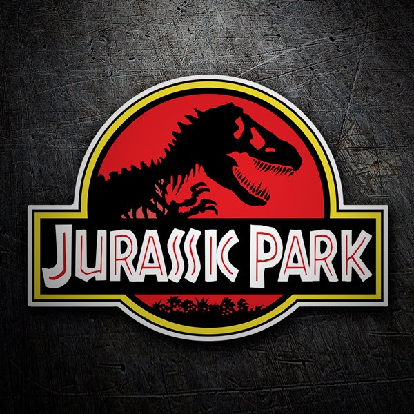 Pegatinas: Jurassic Park Logo