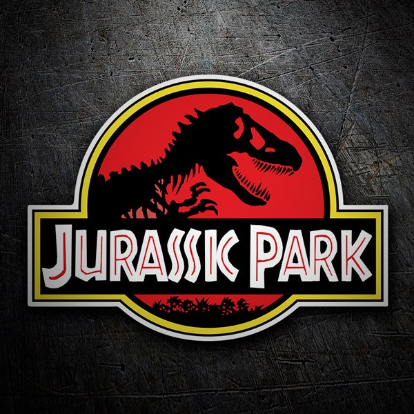 Pegatinas: Parque Jurásico Logo 1