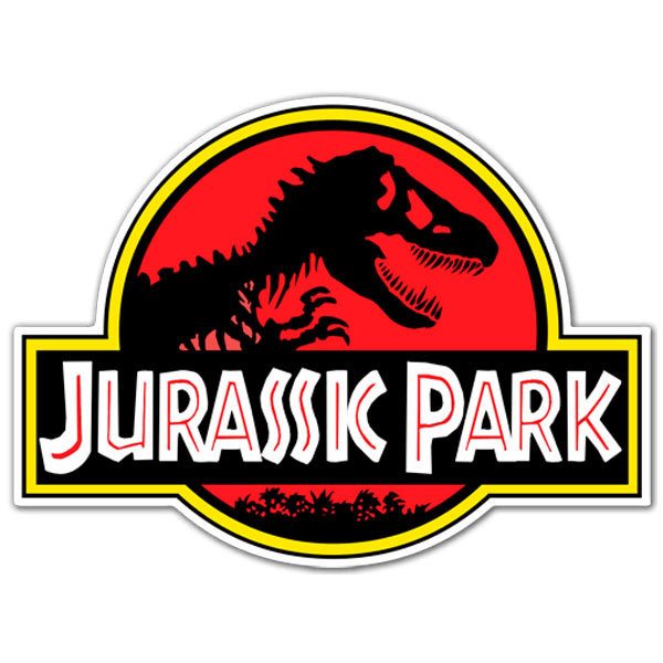 Pegatinas: Jurassic Park Logo