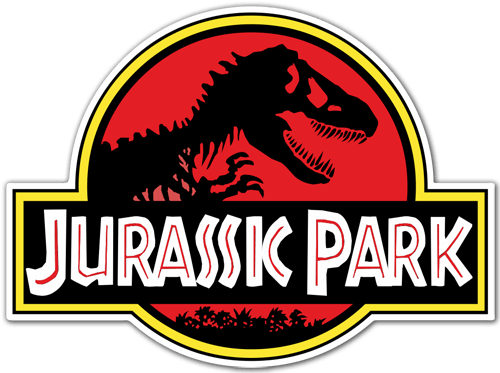 Pegatinas: Parque Jurásico Logo