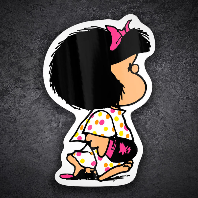 Pegatinas: Mafalda en Pijama