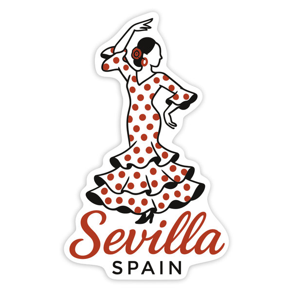 Pegatinas: Flamenca Sevilla Spain