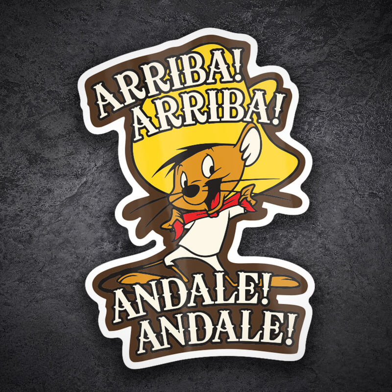 Pegatinas: Speedy Gonzales ¡Ándale Ándale
