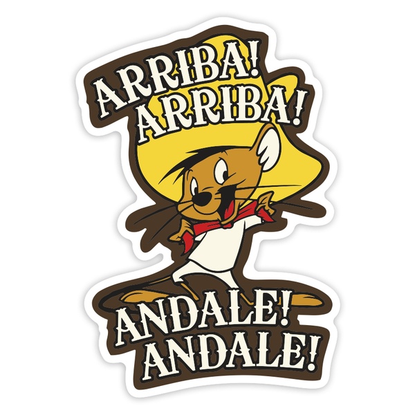 Pegatinas: Speedy Gonzales ¡Ándale Ándale
