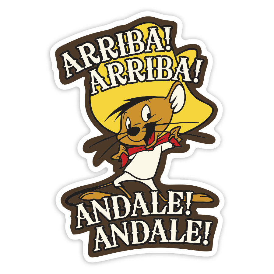 Pegatinas: Speedy Gonzales ¡Ándale Ándale