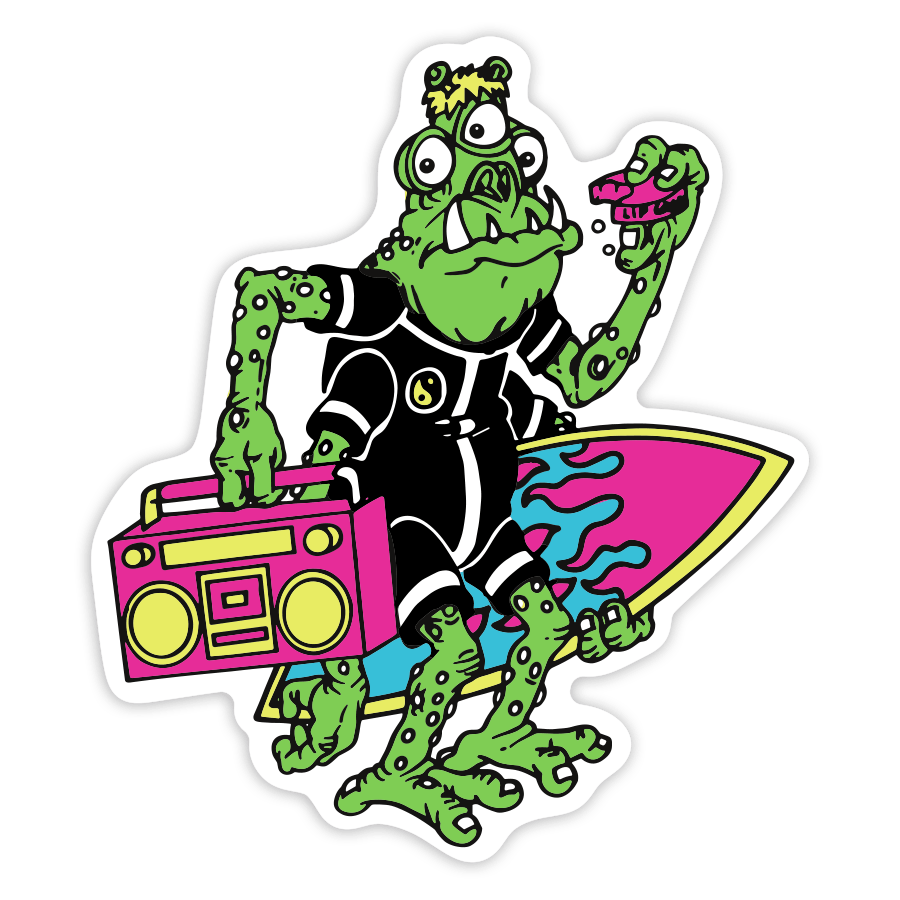 Pegatinas: Surf Alien Punk