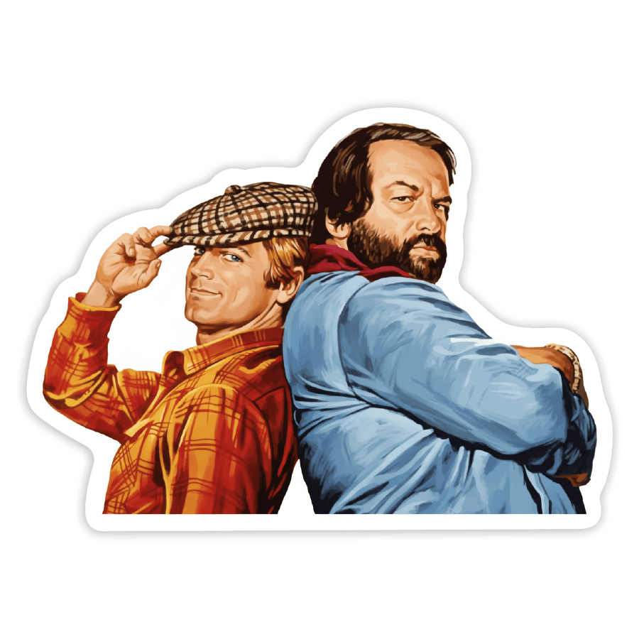 Pegatinas: Bud Spencer y Terence Hill Dúo Clásico