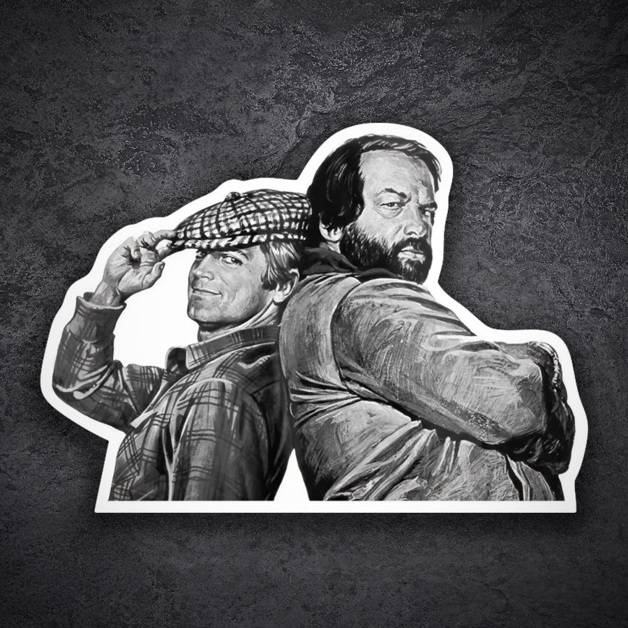Pegatinas: Bud Spencer y Terence Hill