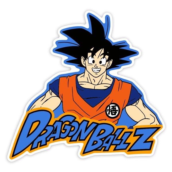 Pegatinas: Dragon Ball Z Goku